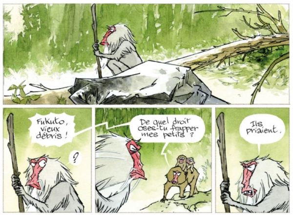 Extrait de la planche 15 de Le crépuscule des idiots par Jean-Paul Krassinsky