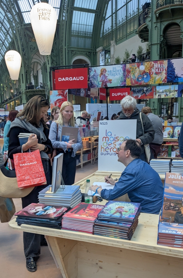 Jean-Paul Krassinsky en dédicace au Festival du Livre de Paris 2025