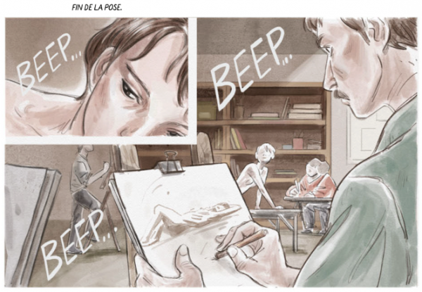 Mansoureh Kamaribidkorpeh se livre sur son enfance au cours d’un atelier de nu artistique, dans Ces lignes qui tracent mon corps (Prix Artemisia 2026)