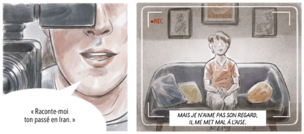 Le personnage d’Amélie correspond au regard occidental sur le corps de Mansoureh, sur le récit qu’elle attend d’une iranienne exilée