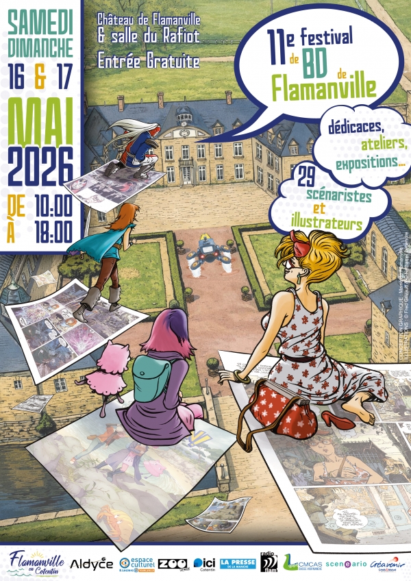 Affiche du 11e festival de Flamanville