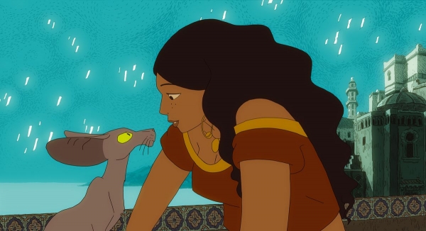 Extrait de Le Chat du Rabbin, l'adaptation cinématographique de la série BD éponyme signée Joann Sfar et Clément Oubrerie 