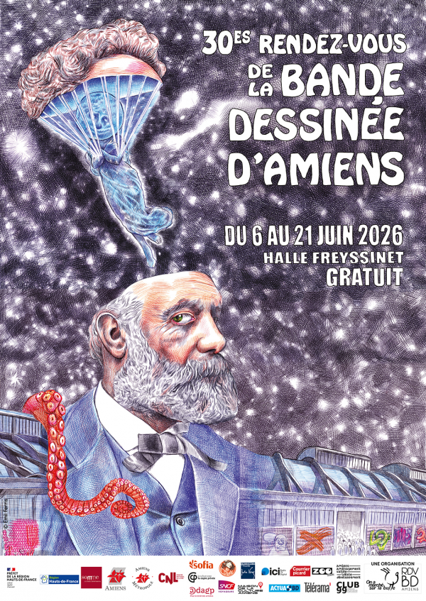 RDVBD Amiens 2026 Affiche officielle de la 30e édition des RDVBD Amiens 2026