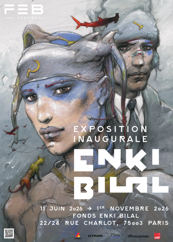 Fonds Enki Bilal Affiche de l'exposition inaugurale Enki Bilal