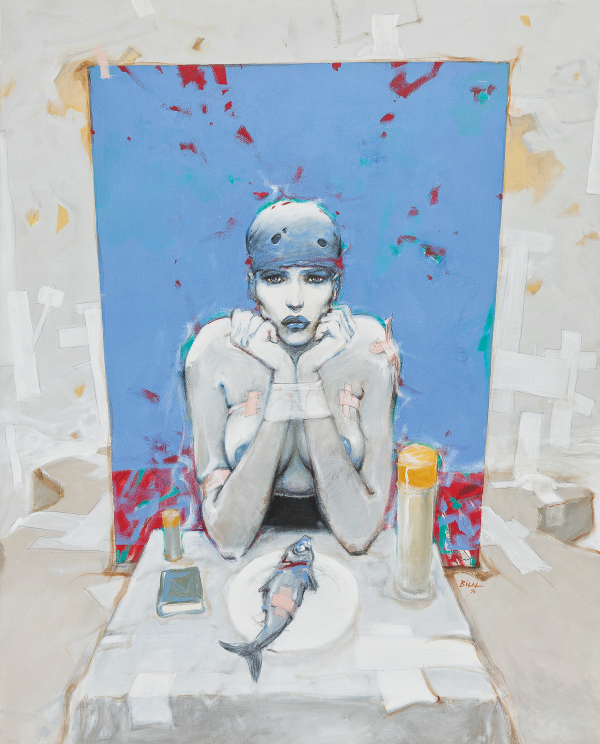 Fonds Enki Bilal Bleu sang