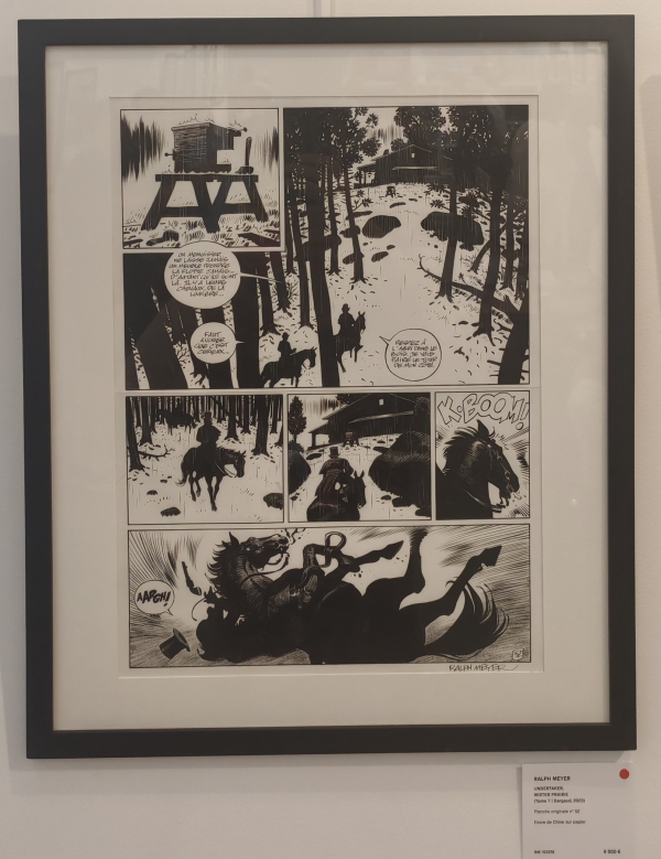 Ralph Meyer Undertaker Franquin Une séquence d'Undertaker la nuit pour laquelle Ralph Meyer s'est inspiré de Franquin pour faire les silhouettes noires