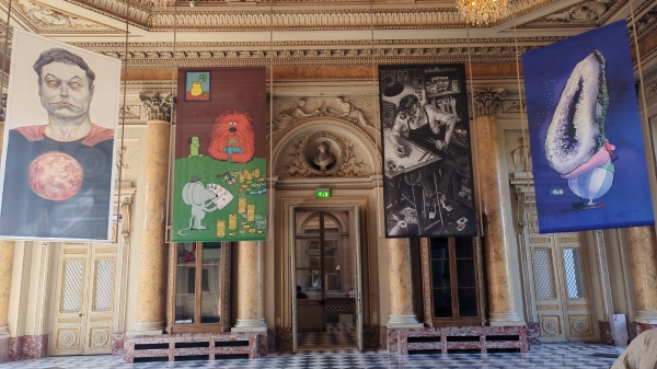 Expo BD Monnaie de Paris Archétypes par Nicolas de Crécy, Anouk Ricard, Thomas Ott et Catherine Meurisse, à La Monnaie de Paris