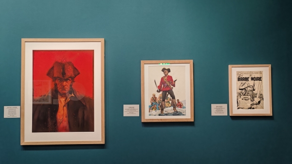 Pirates Monnaie de Paris Pirates ! Long John Silver par Mathieu Lauffray, Barbe-Rouge par Yves Thos et Barbe-Noire par Eddy Paape, à La Monnaie de Paris