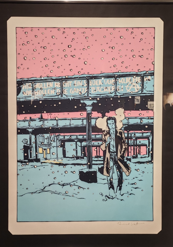 Dessin couleur de Reinhard Kleist sur sa BD sur Ni Dessin couleur de Reinhard Kleist sur sa BD sur Nick Cave