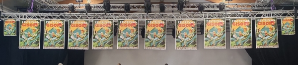 Affiche Festival Bande dessinée Gisors Farandole d'affiches