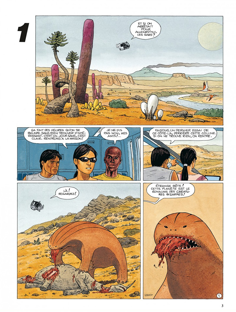 Extrait n°1 de la bd tome 1 par Léo
