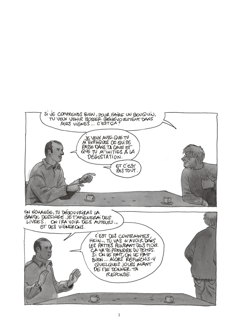Extrait n°1 de la bd Les ignorants, récit d'une initiation croisée par Étienne Davodeau