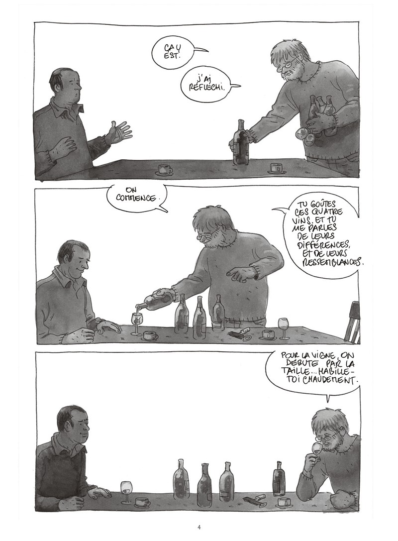 Extrait n°2 de la bd Les ignorants, récit d'une initiation croisée par Étienne Davodeau