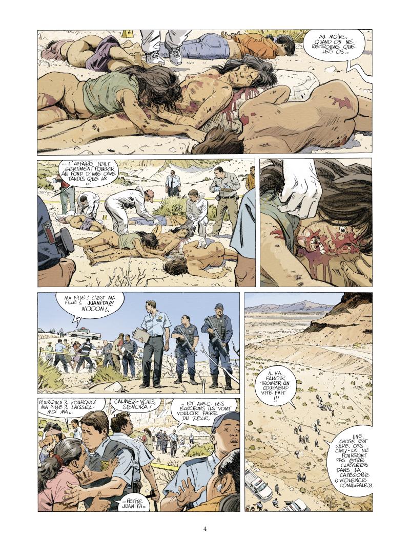 Extrait n°2 de la bd Juarez par Nathalie Sergeef