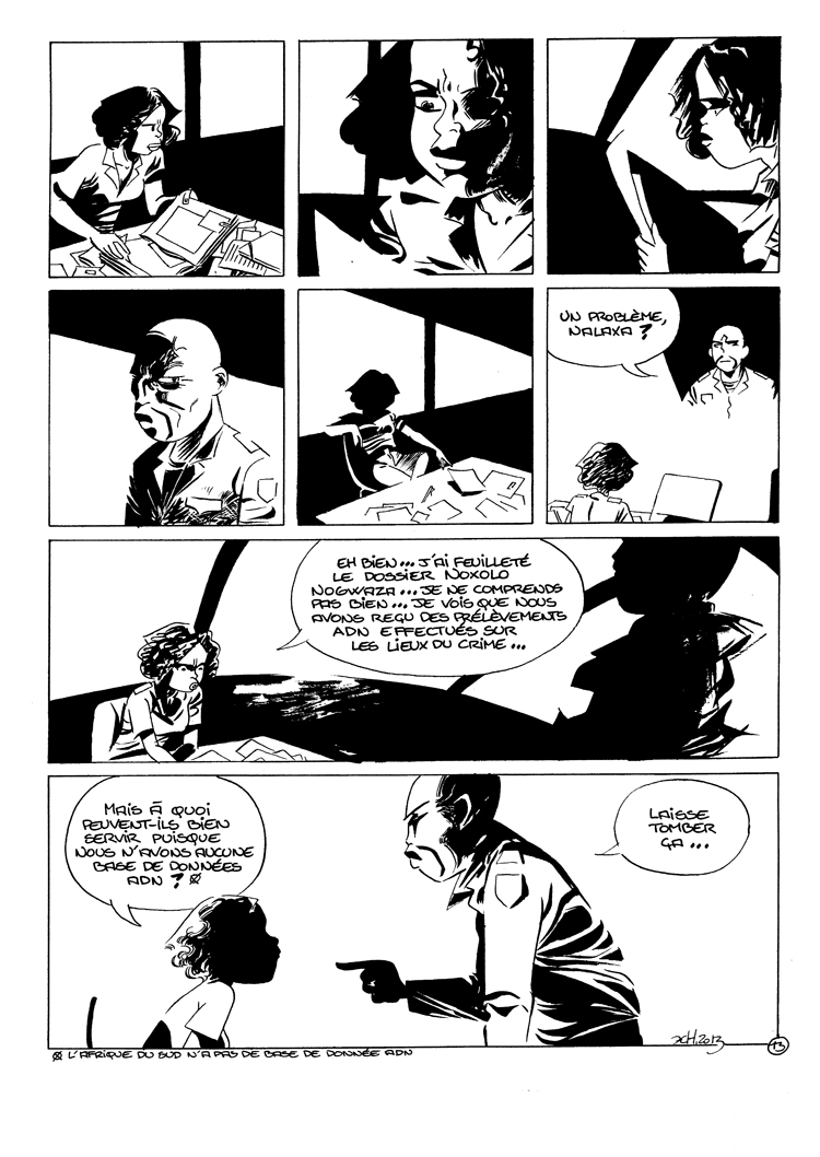 Extrait n°5 de la bd Noxolo par Jean-Christophe Morandeau