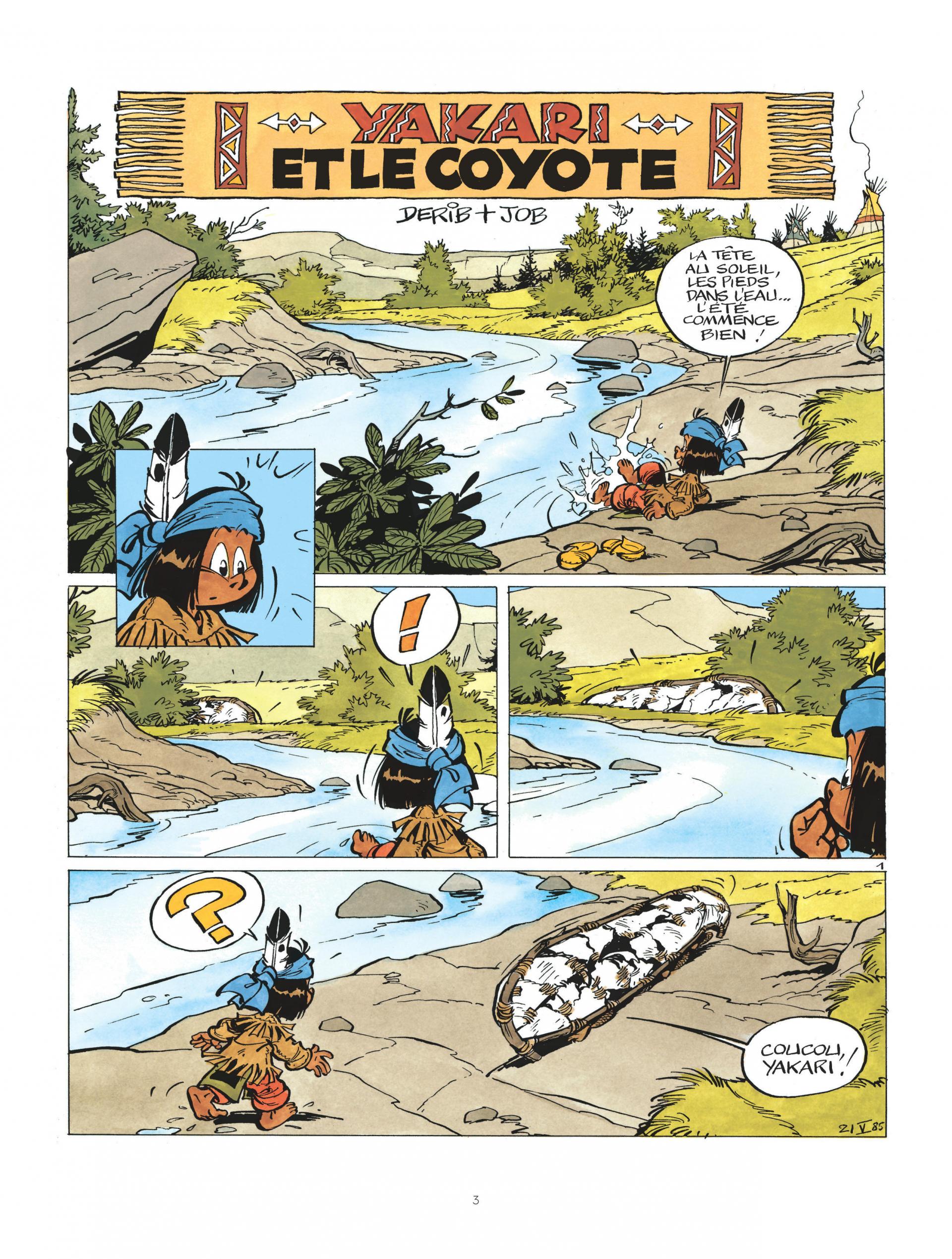 Yakari et le coyote