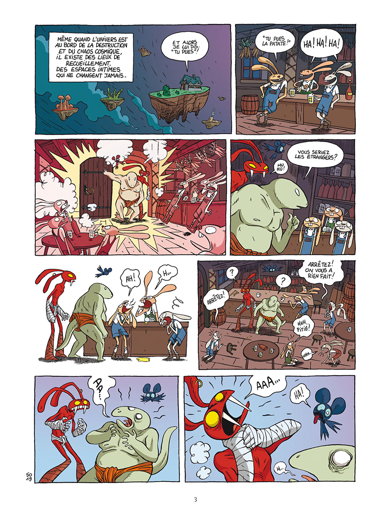 Extrait n°1 de la bd tome 110 par Lewis Trondheim