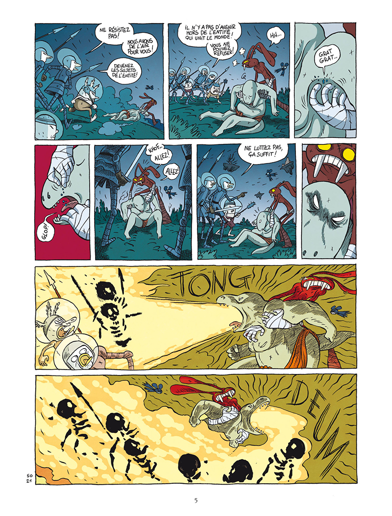 Extrait n°3 de la bd tome 110 par Lewis Trondheim