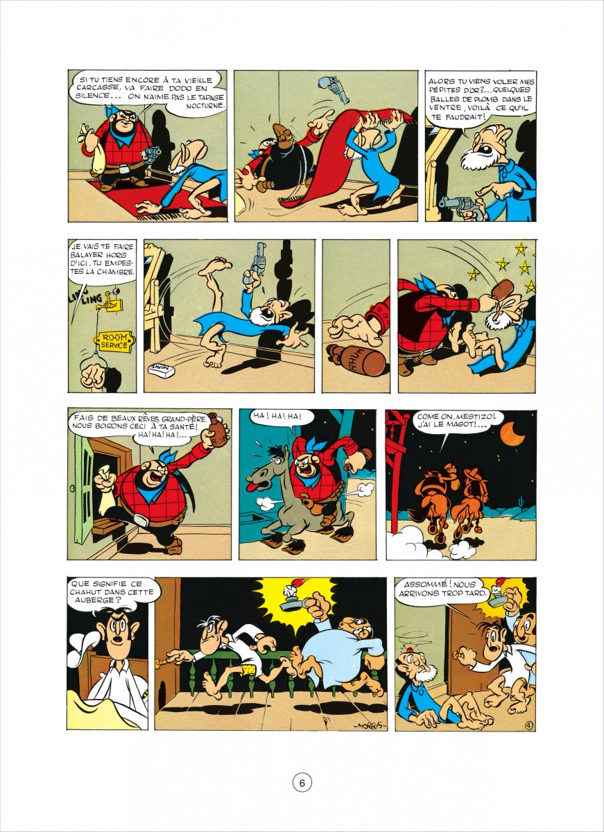Extrait n°2 de la bd tome 1 par Morris