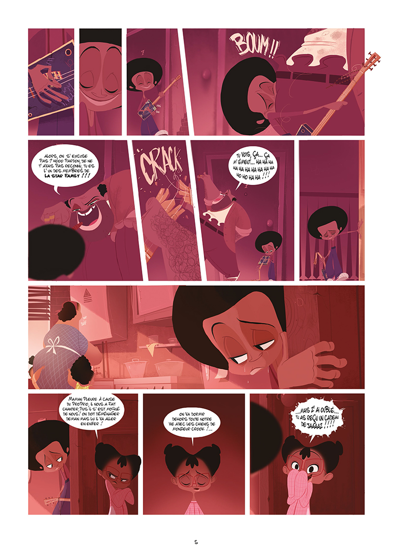 Extrait n°3 de la bd Harlem, sur la route du diable par Goum