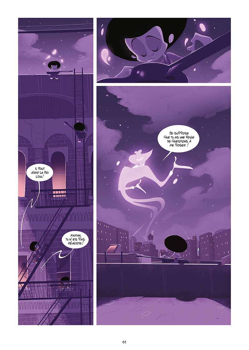 Extrait n°9 de la bd Harlem, sur la route du diable par Goum