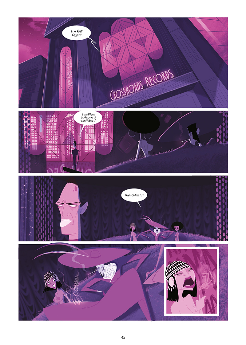 Extrait n°11 de la bd Harlem, sur la route du diable par Goum