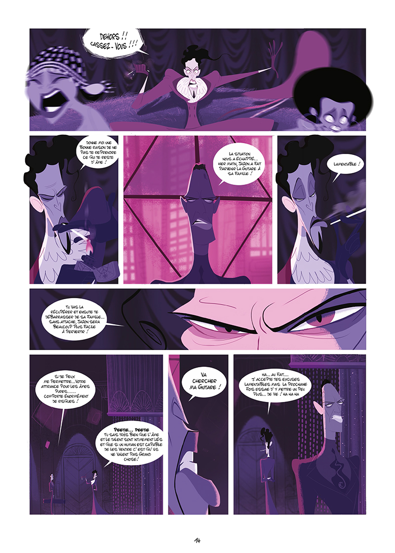 Extrait n°12 de la bd Harlem, sur la route du diable par Goum