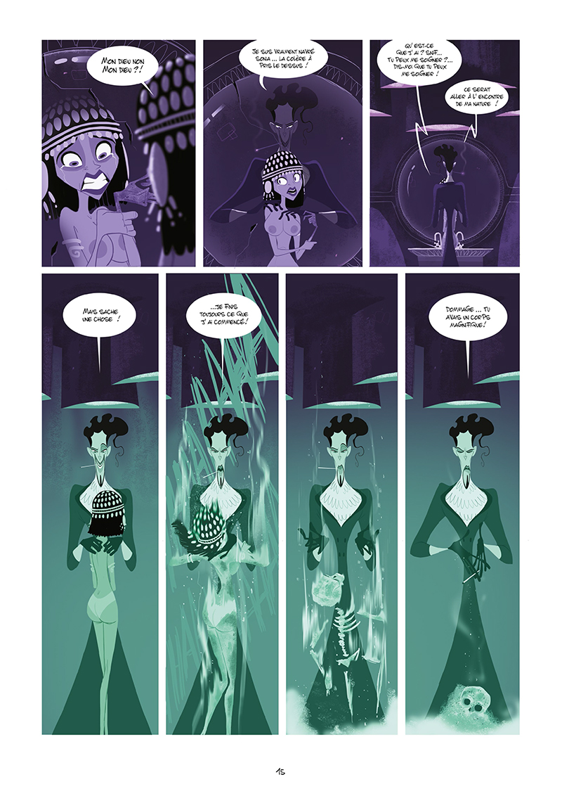 Extrait n°13 de la bd Harlem, sur la route du diable par Goum