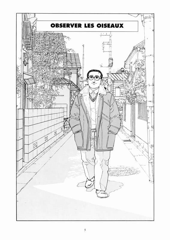 Extrait n°1 du manga L'Homme qui marche par Jirô Taniguchi