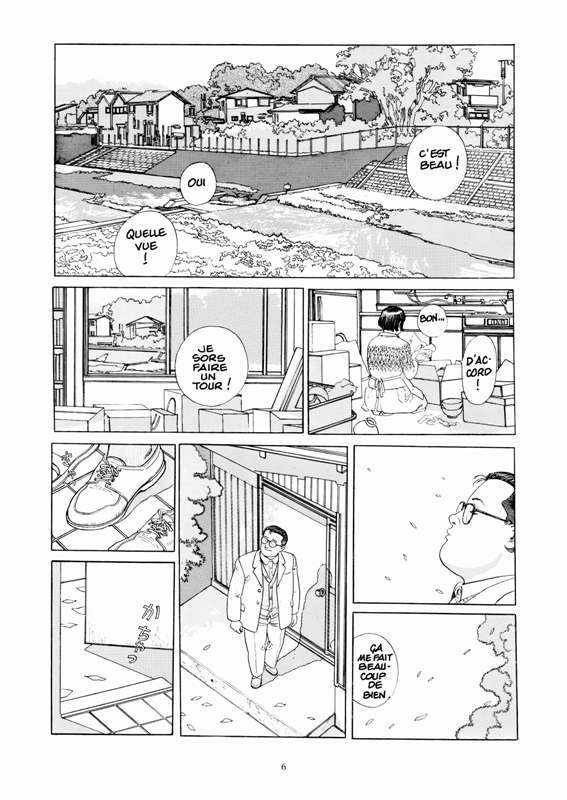 Extrait n°2 du manga L'Homme qui marche par Jirô Taniguchi