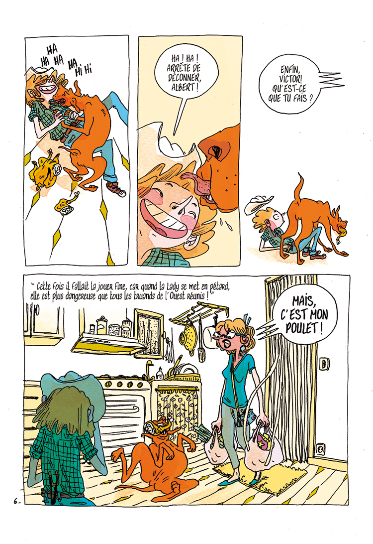 Extrait n°6 de la bd Victor et Clint par Marion Duclos