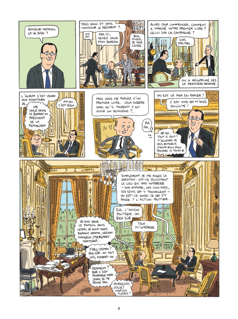 Extrait n°6 de la bd Le Château par Mathieu Sapin