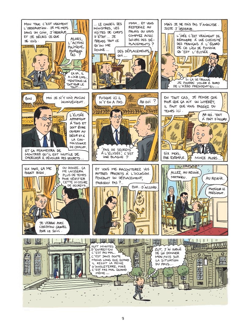 Extrait n°7 de la bd Le Château par Mathieu Sapin