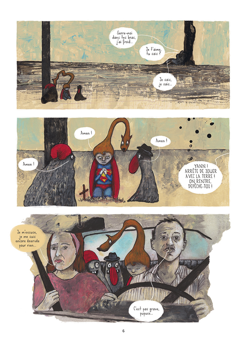 Extrait n°1 de la bd Mourir (ça n'existe pas) par Théa Rojzman