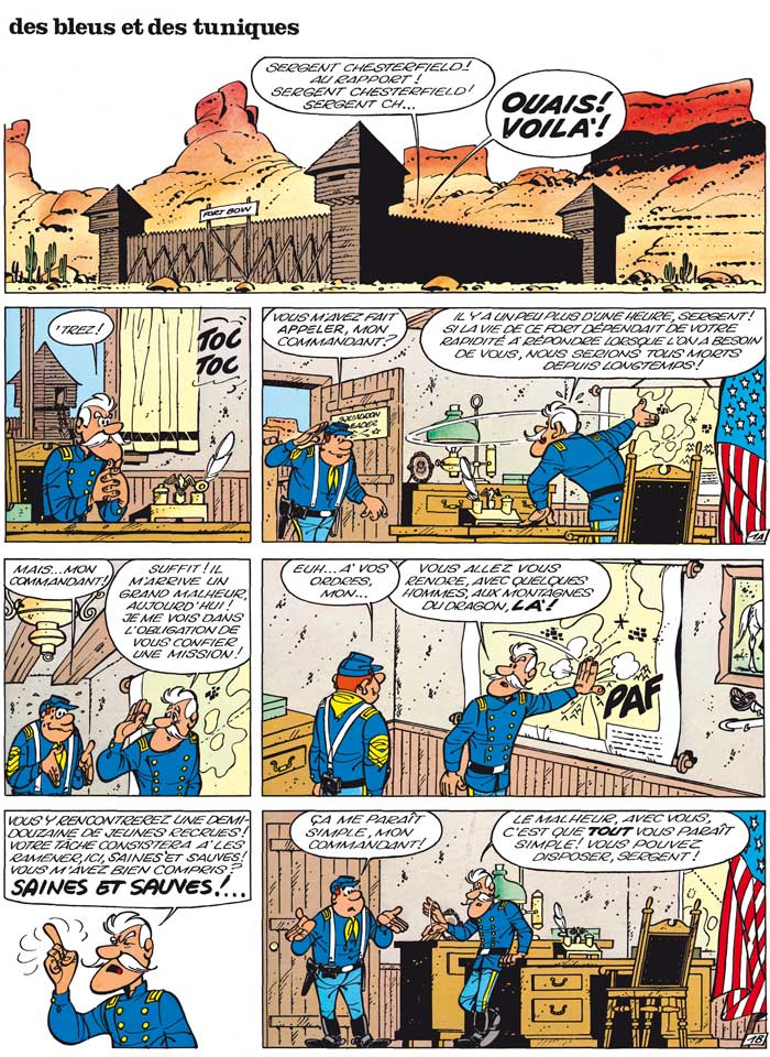 Extrait n°1 de la bd tome 10 par Raoul Cauvin