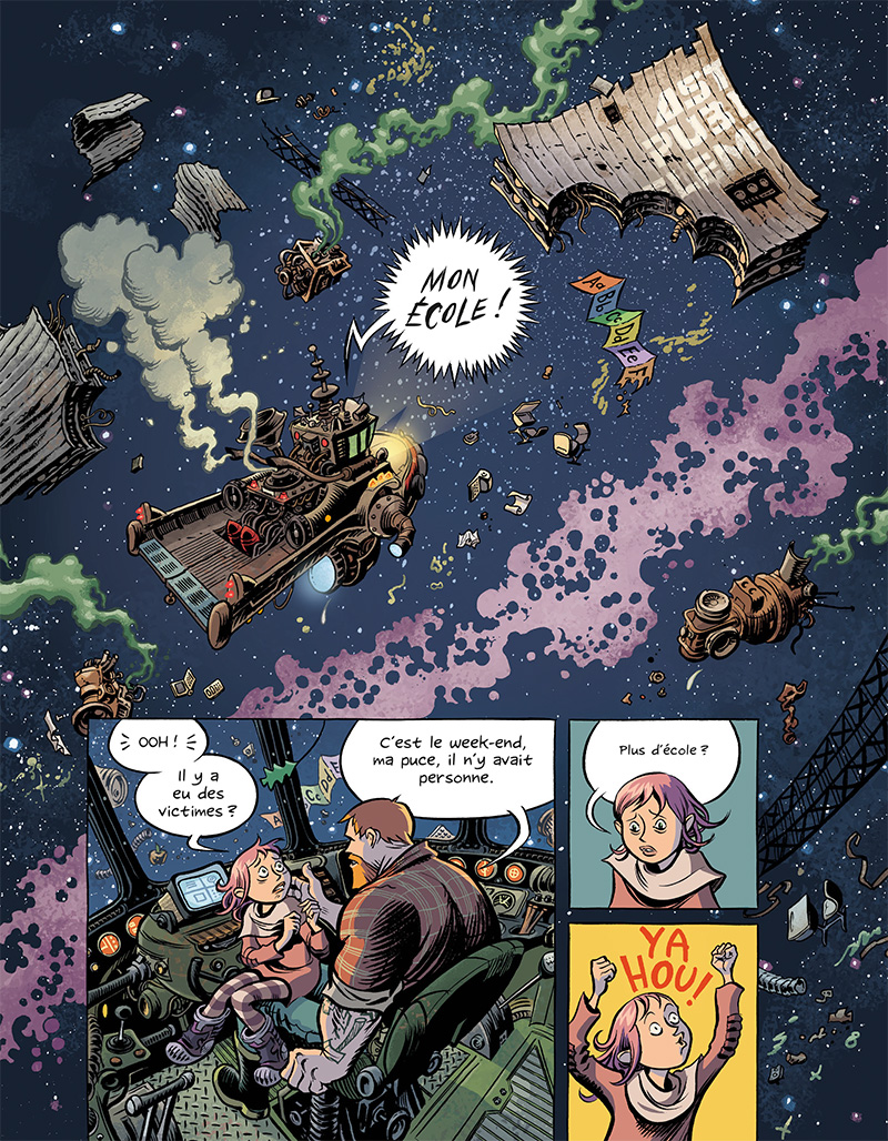 Extrait n°5 du comics Space Boulettes par Craig Thompson
