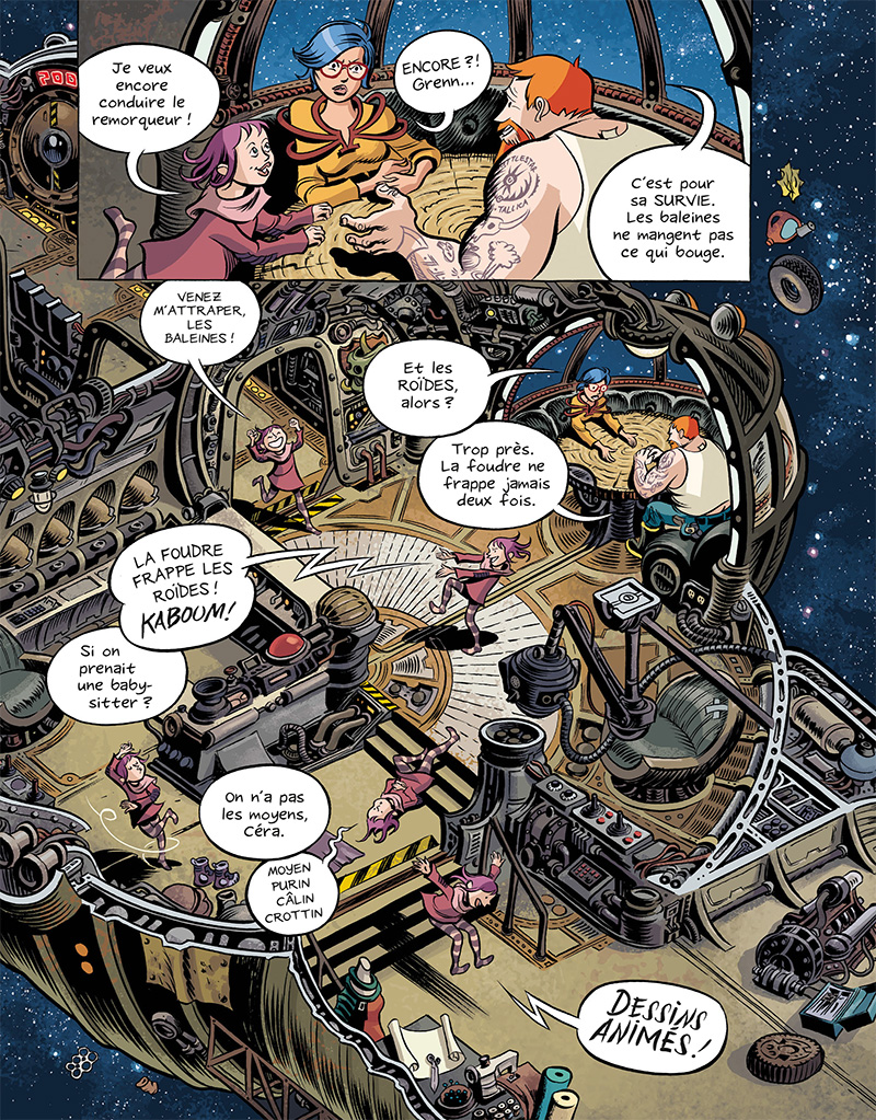Extrait n°7 du comics Space Boulettes par Craig Thompson