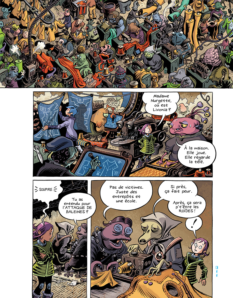 Extrait n°12 du comics Space Boulettes par Craig Thompson