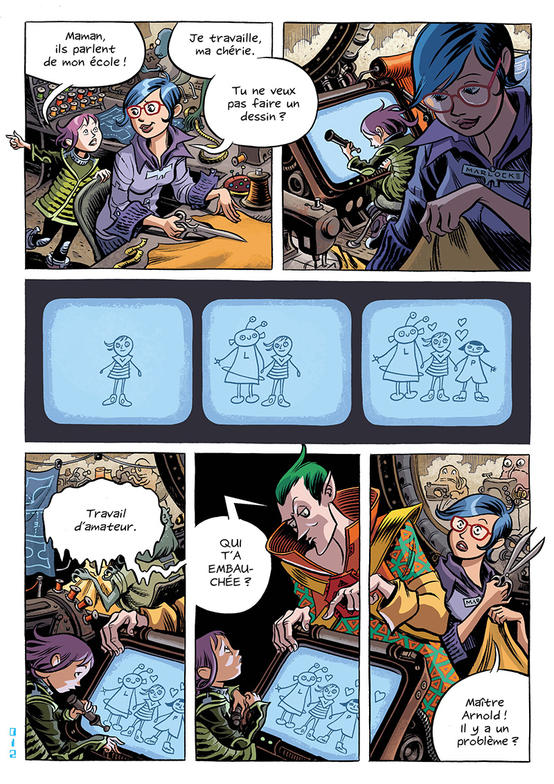 Extrait n°13 du comics Space Boulettes par Craig Thompson
