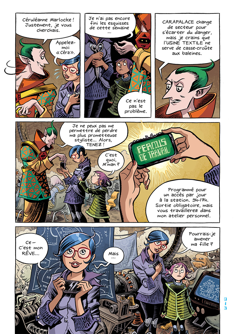 Extrait n°14 du comics Space Boulettes par Craig Thompson
