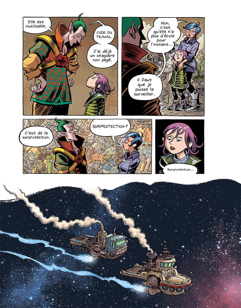 Extrait n°15 du comics Space Boulettes par Craig Thompson