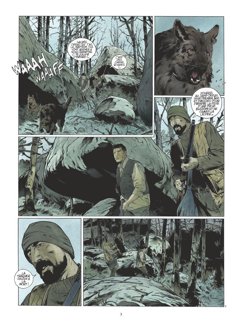 Extrait n°1 de la bd Les Tourbières noires par Christophe Bec