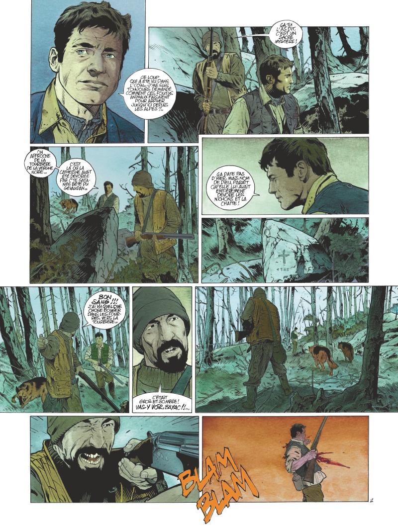 Extrait n°2 de la bd Les Tourbières noires par Christophe Bec