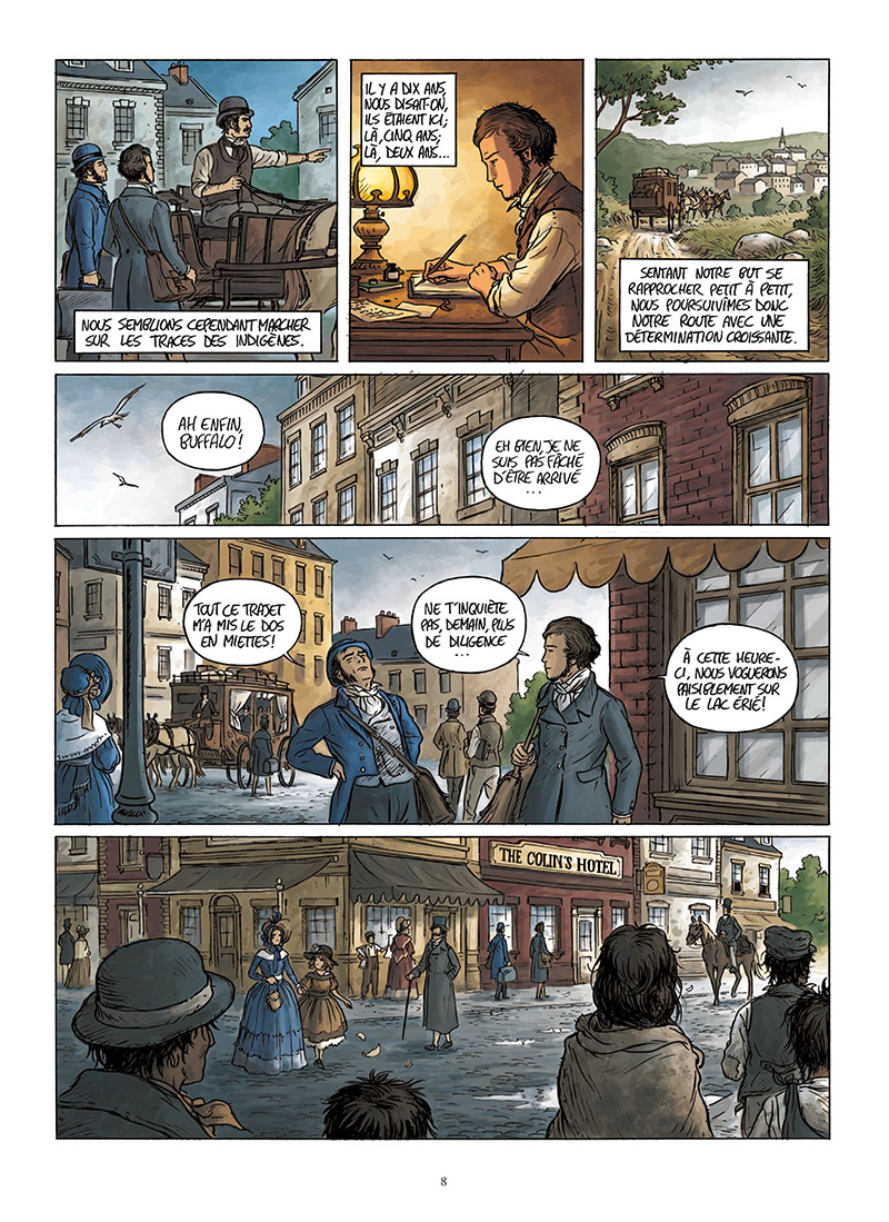 Extrait n°6 de la bd Tocqueville, vers un nouveau monde par Kévin Bazot