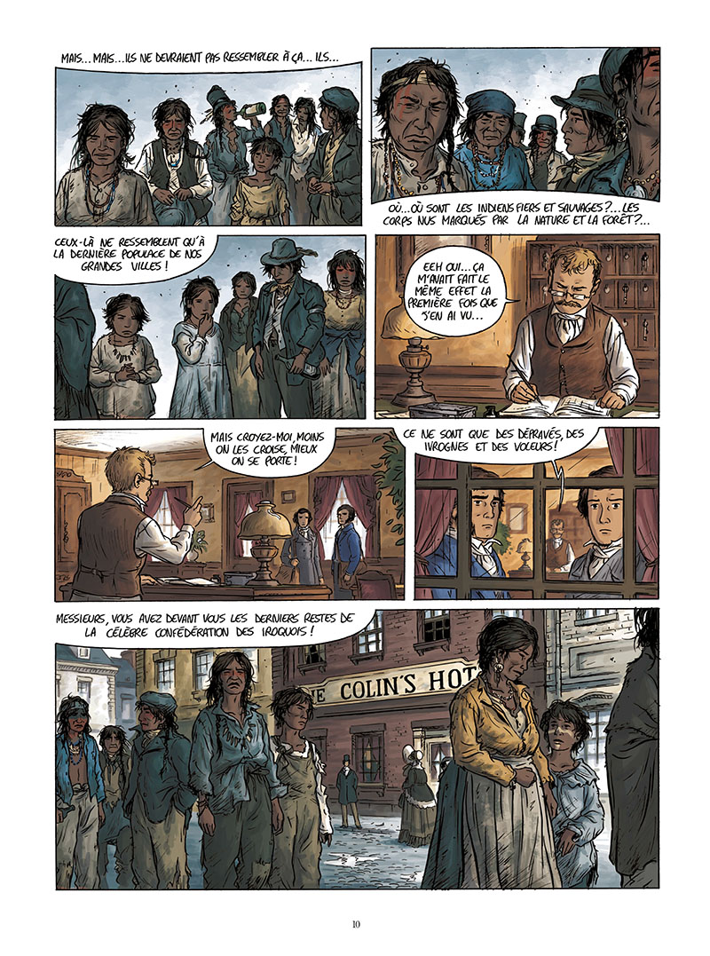 Extrait n°8 de la bd Tocqueville, vers un nouveau monde par Kévin Bazot