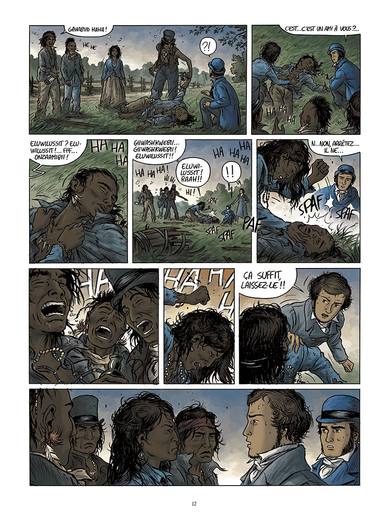Extrait n°10 de la bd Tocqueville, vers un nouveau monde par Kévin Bazot