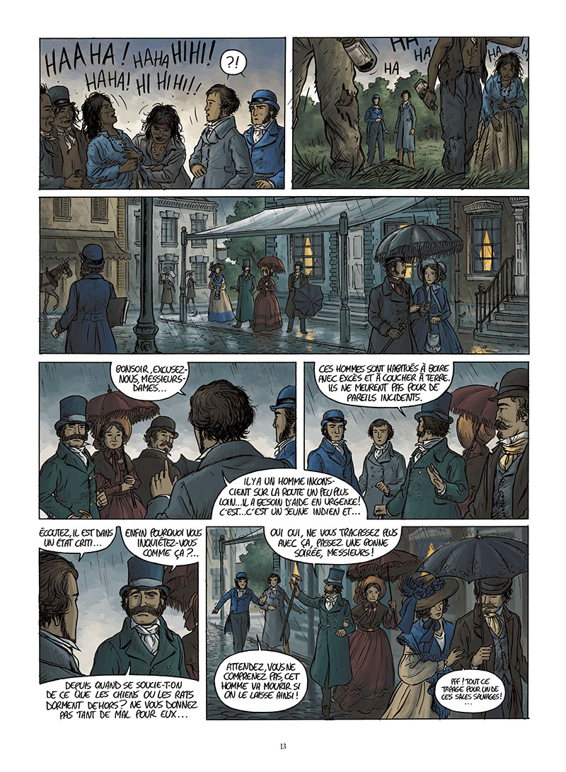 Extrait n°11 de la bd Tocqueville, vers un nouveau monde par Kévin Bazot