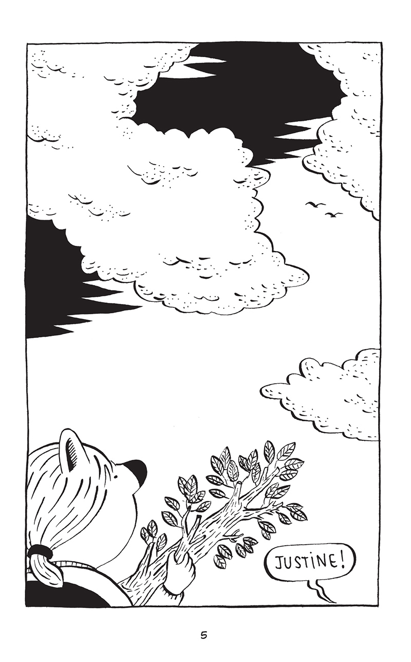 Extrait n°1 de la bd Justin par Gauthier