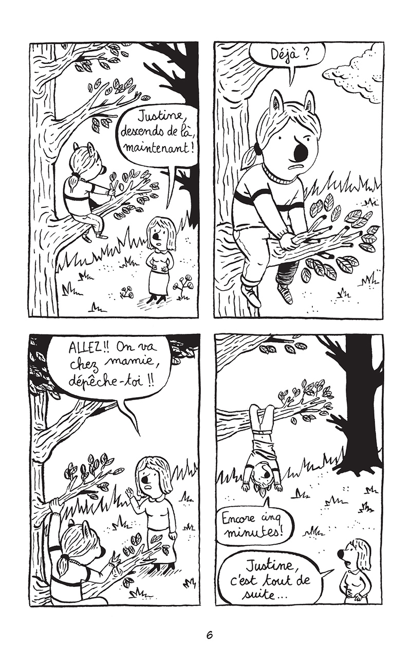 Extrait n°2 de la bd Justin par Gauthier