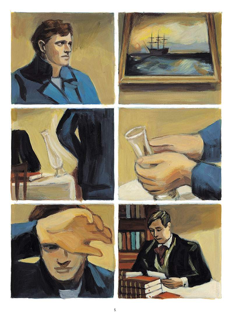 Extrait n°3 de la bd Martin Eden par Denis Lapière